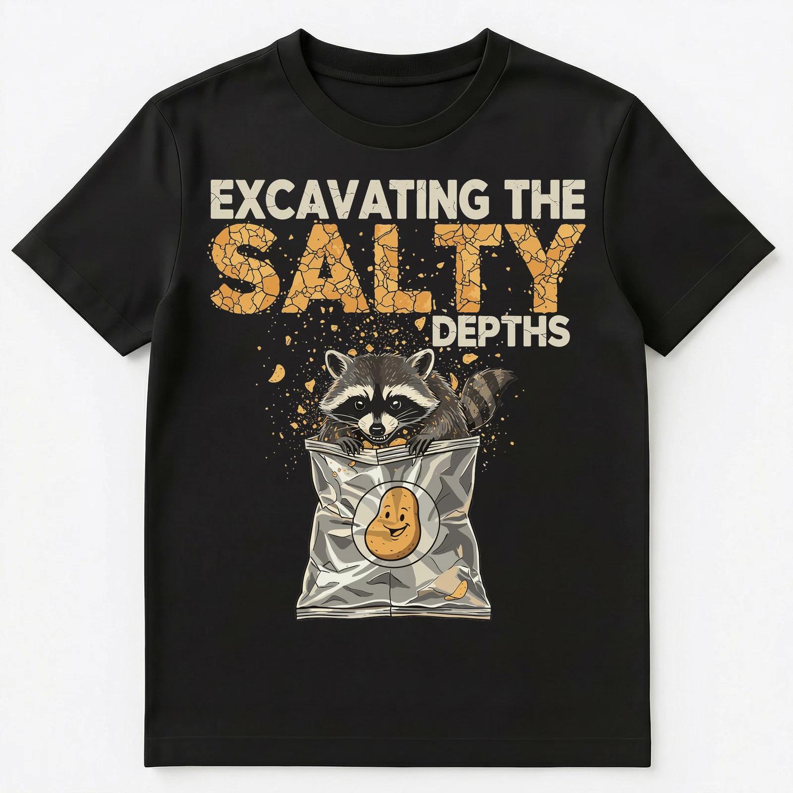 Chip Lover Raccoon Snack Food Humor Apparel Unisex T-Shirt S