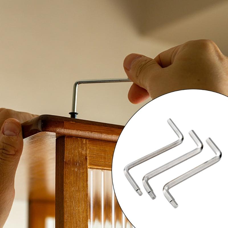 Rustproof Double Head Hex Key Wrench Spanner 6mm to 5mm & 5mm to 4mm For Enhancing Durability And Corrosion Resistance
