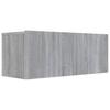 6 piece TV cabinet set grey Sonoma particleboard