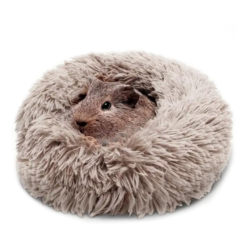Winter Ultra-Soft Pet Nest Cozy Warm Hamster Sleeping Bed Non-Slip Bottom Small Animals Bed Hamster хаки