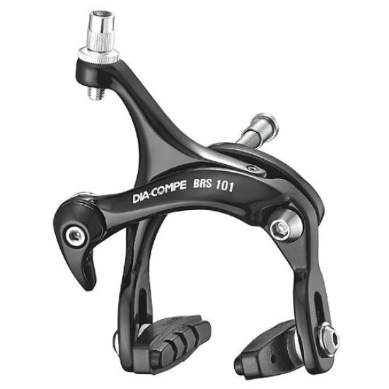 

DIA COMPE BRS101 Caliper with Recessed Nuts Brake, Front, Black,