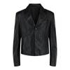 Leather Blazer Black