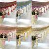 12M Woven Texture Tassel Lace Trim Crystal Hanging Beads Chain Tassel Ribbon  Curtain Decor
