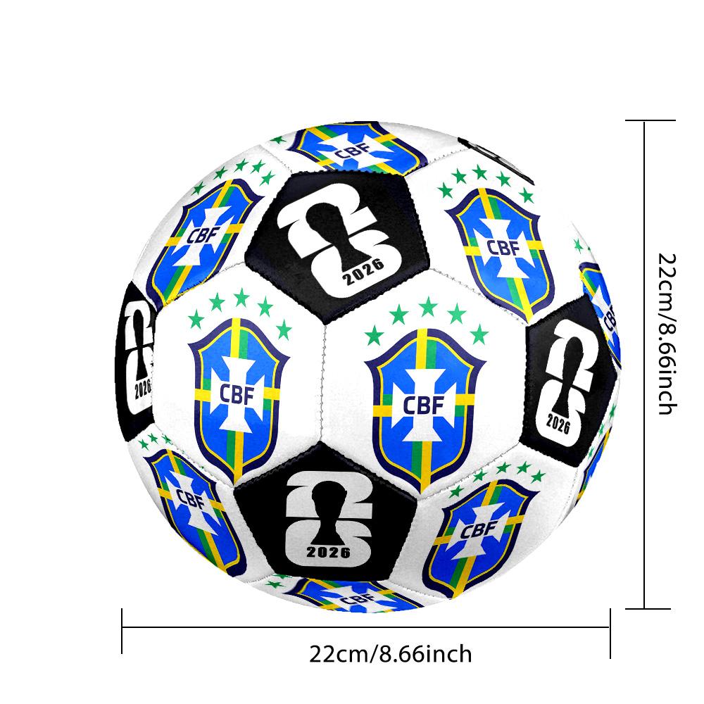 1pc Brazilian Size 5 Soccer Ball Professional Match Training Football Indoor &Outdoor Sports Ball Club Training Ball Lightweight Durable Y21