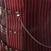 Sexy Women Gothic Corset Bustier Striped Zip Buckled Steampunk Overbust Corselet Vest Punk Rock Style Clothes