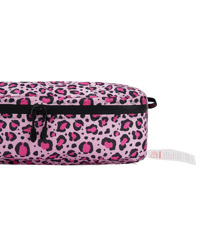 Elbiv Pink Leopard Print Daily Pouch (L)