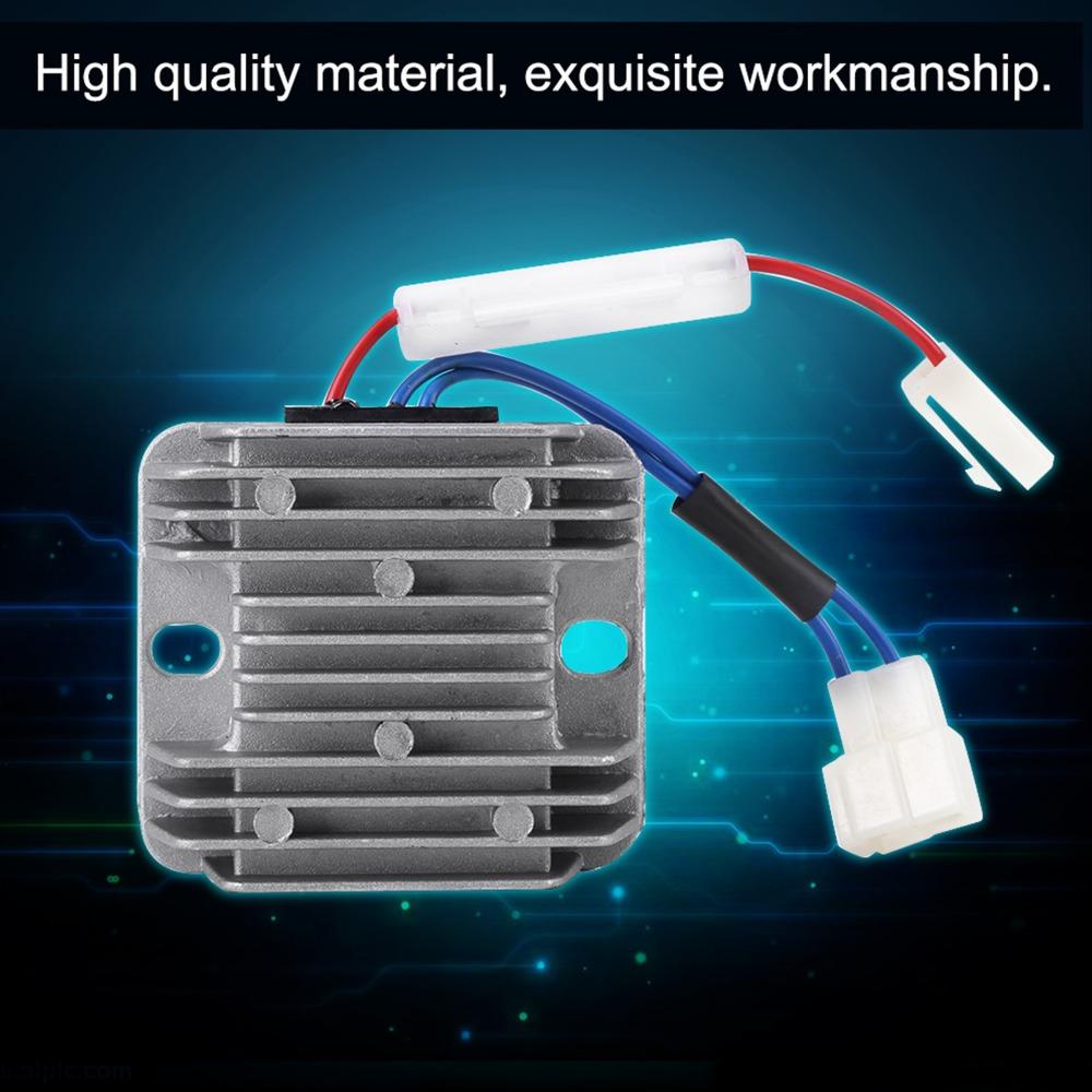 12V DC AVR 2 Plugs/3 Wires Power Stabilizer for KDE3500 5000 6500 6700 Generator Electric Start