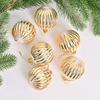 Plastic Painted Ball Christmas Tree Ornament New Year Hanging Ornament Christmas Decorations Gifts Boxes DIY Crafts