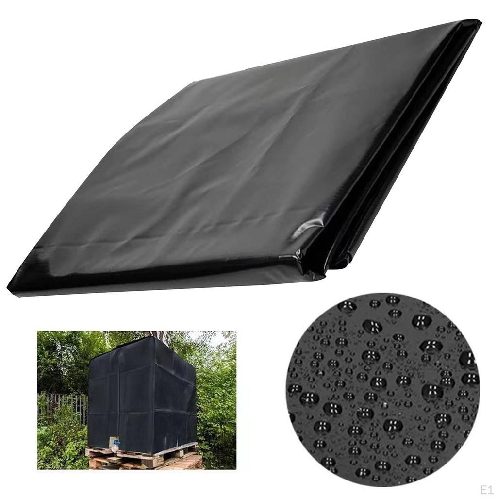 Capac Rezervor Apă Container Butoi de Ploaie Protecție Rezistent la Vânt Rezistent la Ploaie Izolație 1000L Prelată