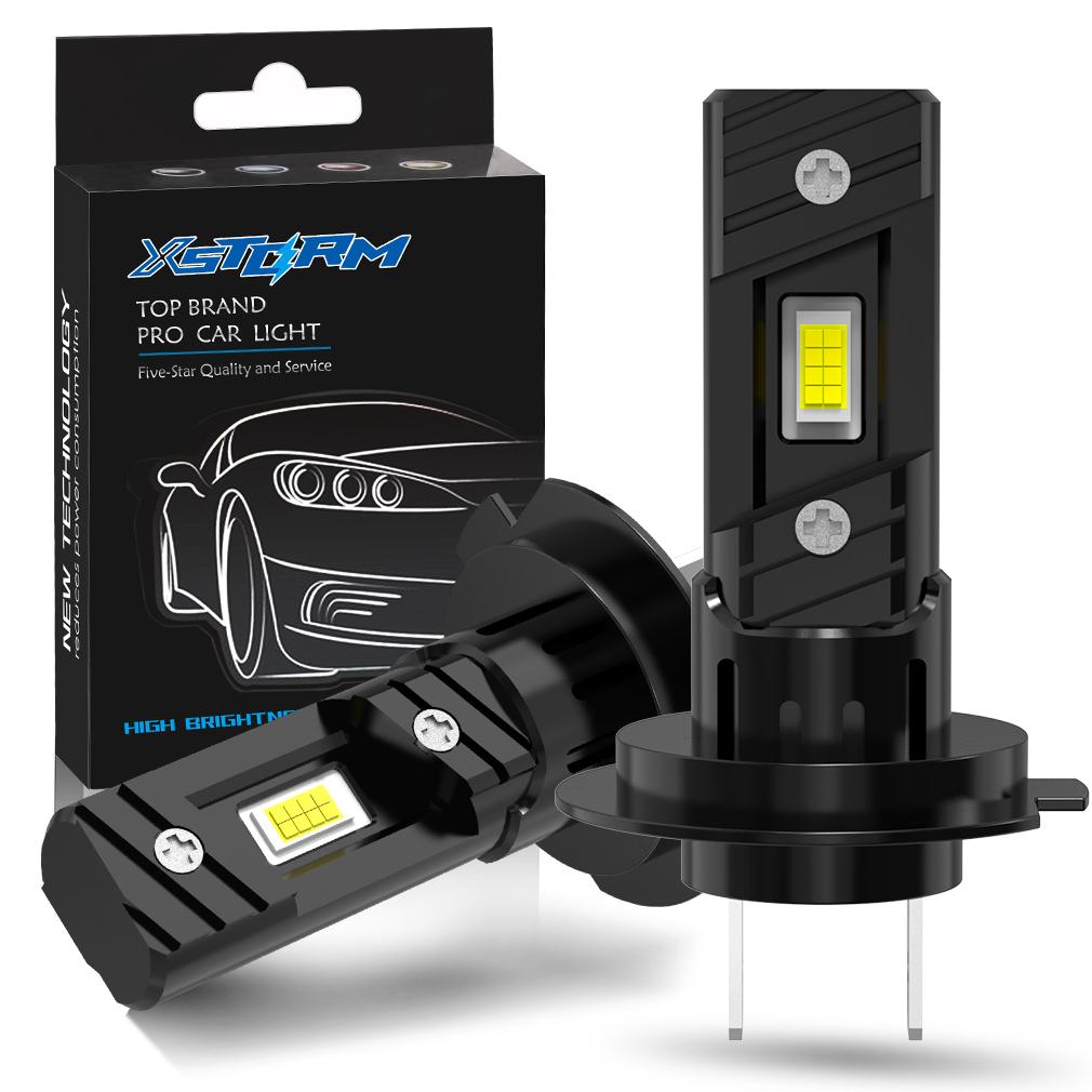

XSTORM H7 LED Canbus Car Headlight Bulb Wireless 120W CSP for Car Headlamp Auto Diode Lamps H7 Turbo Led 12V 6000K no fan