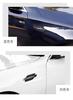 PAIR Car Front Fender Side Air Vent Cover Trim Stickers Shark Gills Sports Style