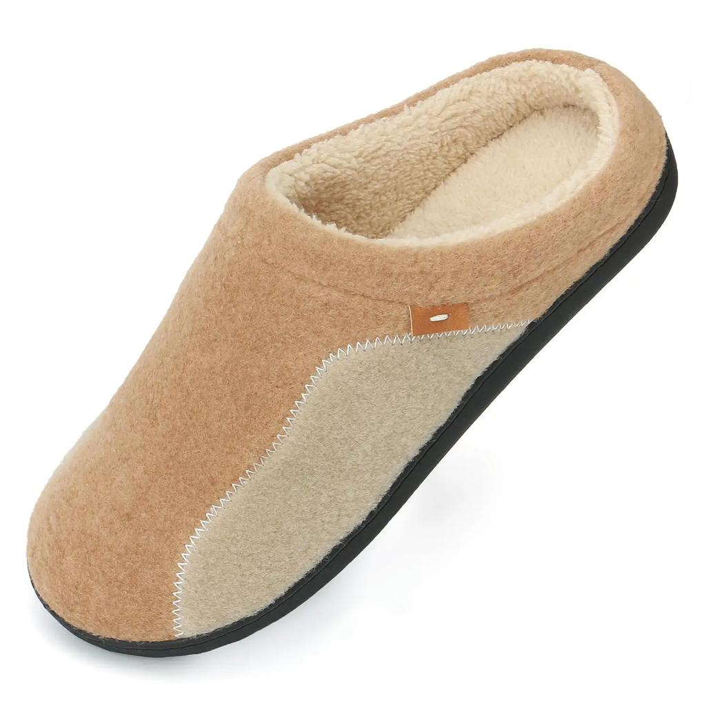 Men's Slipper Solid Color Autumn And Winter Home Soft Slipper Bedroom House Shoes Flat Heel Casual Shoes Men Zapatilla Mujer