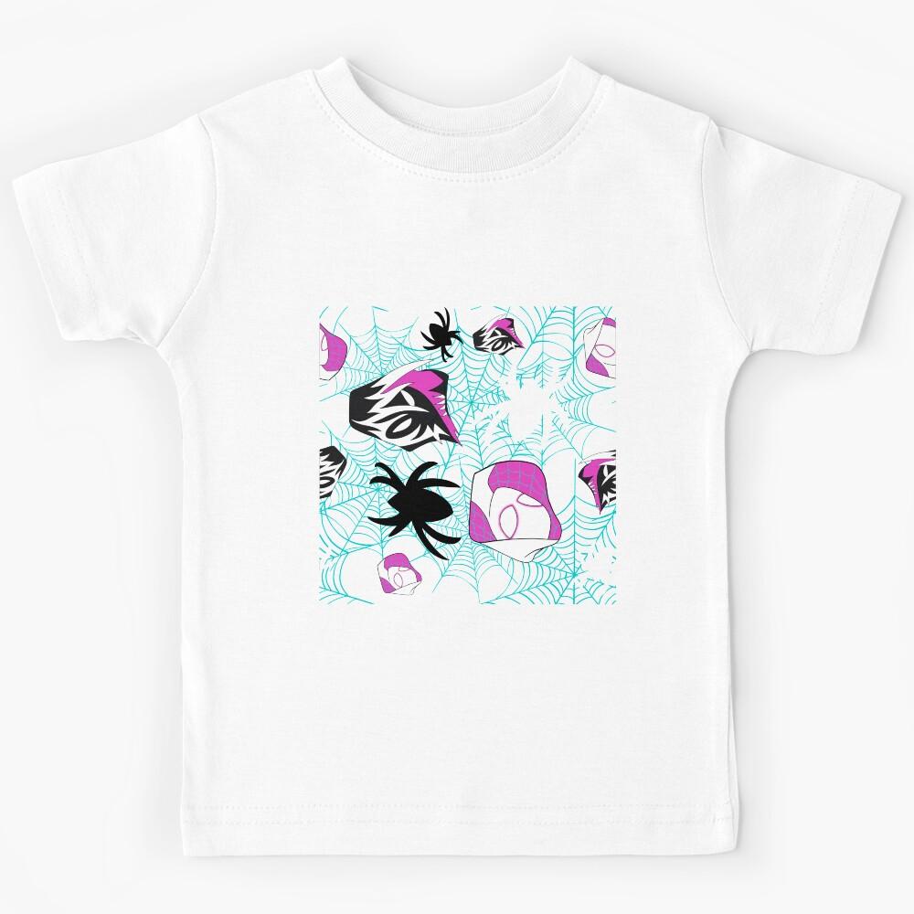 Spider Gwen Pattern Kids T-Shirt 140