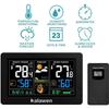 Station météo - kalawen - dcf 9-in-1 - capteur externe - prévisions météo - alarme réveil