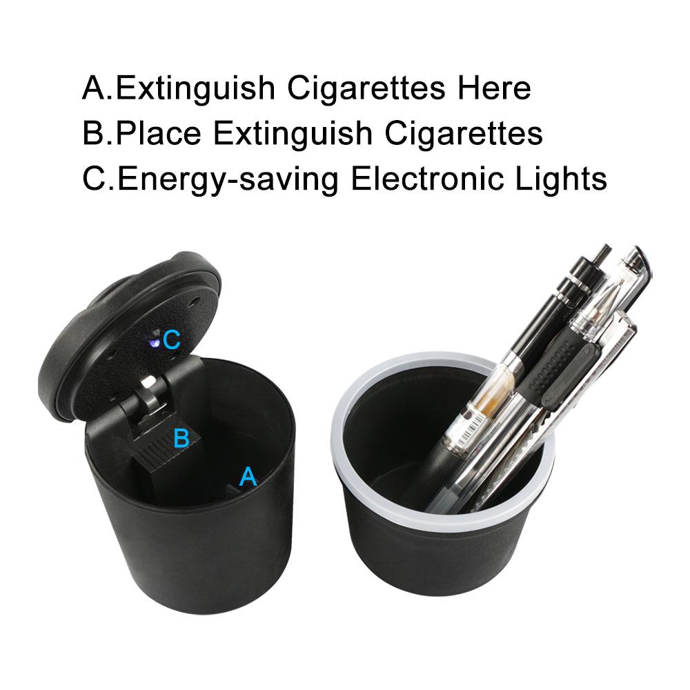 Cigarette Ashtray Container Car Accessories For Seat Leon Ibiza Ateca Arona Cordoba Toledo Altea Alhambra Arosa Exeo Mii Tarraco