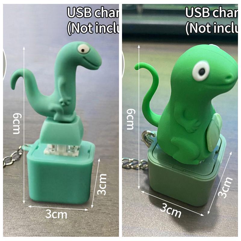 Porte-clés Grenouille Mignonne Coassante Drôle Bouton Grenouille Son Lumière Porte-clés Pour Sac Soulageur de Stress Ornement Suspendu Cadeaux Touches de Clavier Cadeaux de Fête