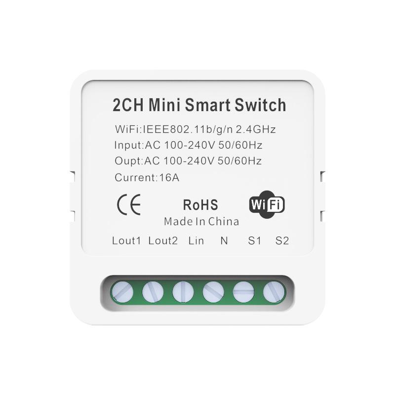 WiFi Smart Switch with Alexa Voice Control – Flush Mount, App-Controlled, No Fire Hazard