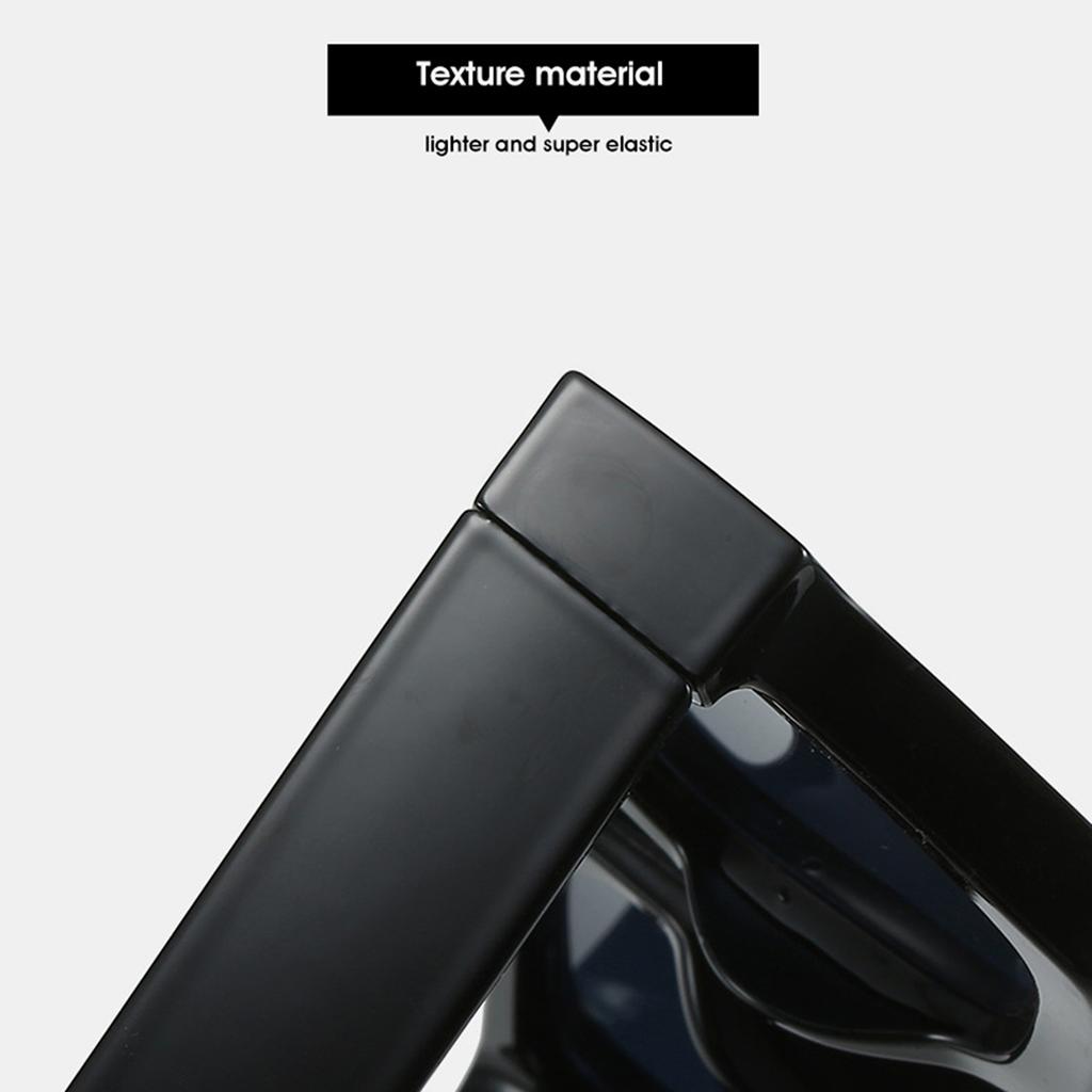 1pc Women's Sunglasses New Thick Frame Sunglasses Trend Box Foreign Trade Glasses Personality Big Frame Sunglasses WOMEN'S Sunglasses MEN'S Sunglasses