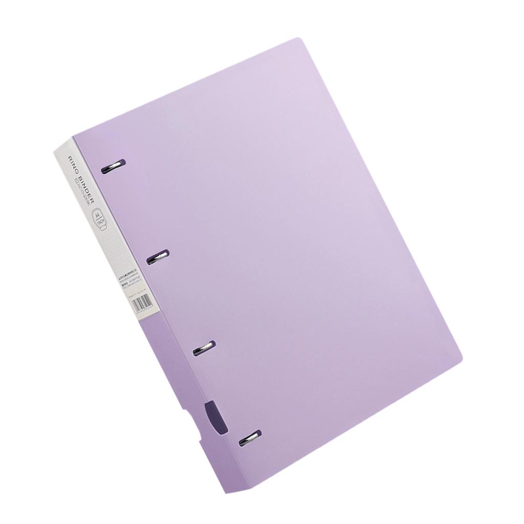 4 Hole Binder Folders 4 Rings Binder File Folders Display Book Practical Document Folder for Efficient Paper Storage
