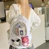 Dot Print School Ita Bag Japan Korean Casual Mochila New Student Backpack Transparent Mochilas Fashion Ins Bags for Woman