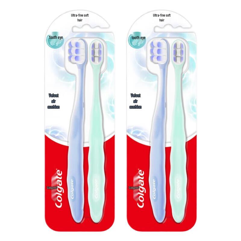 

Colgate Velvet Cushion Soft Bristle Toothbrush (4-Pack)