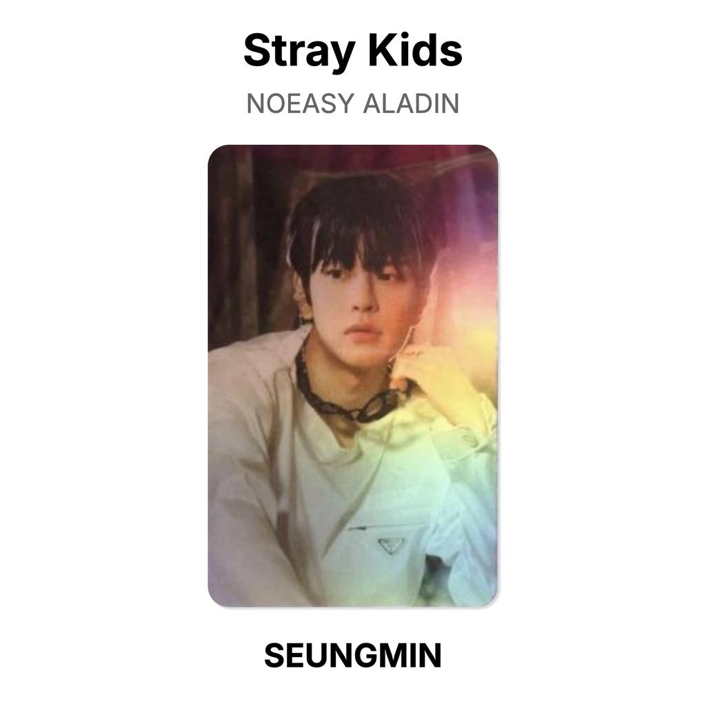 Stray Kids NOEASY ALADIN Official Photocard