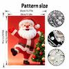 Christmas Pearl Painting Kit Handmade DIY Santa Claus with Tree Home Decoration Painting