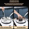 316 Stainless Steel Frying Pan Wok Non-stick Cooking Uncoated Steak Gas Stove Pot Induction General Saucepan Kitchen Cookware