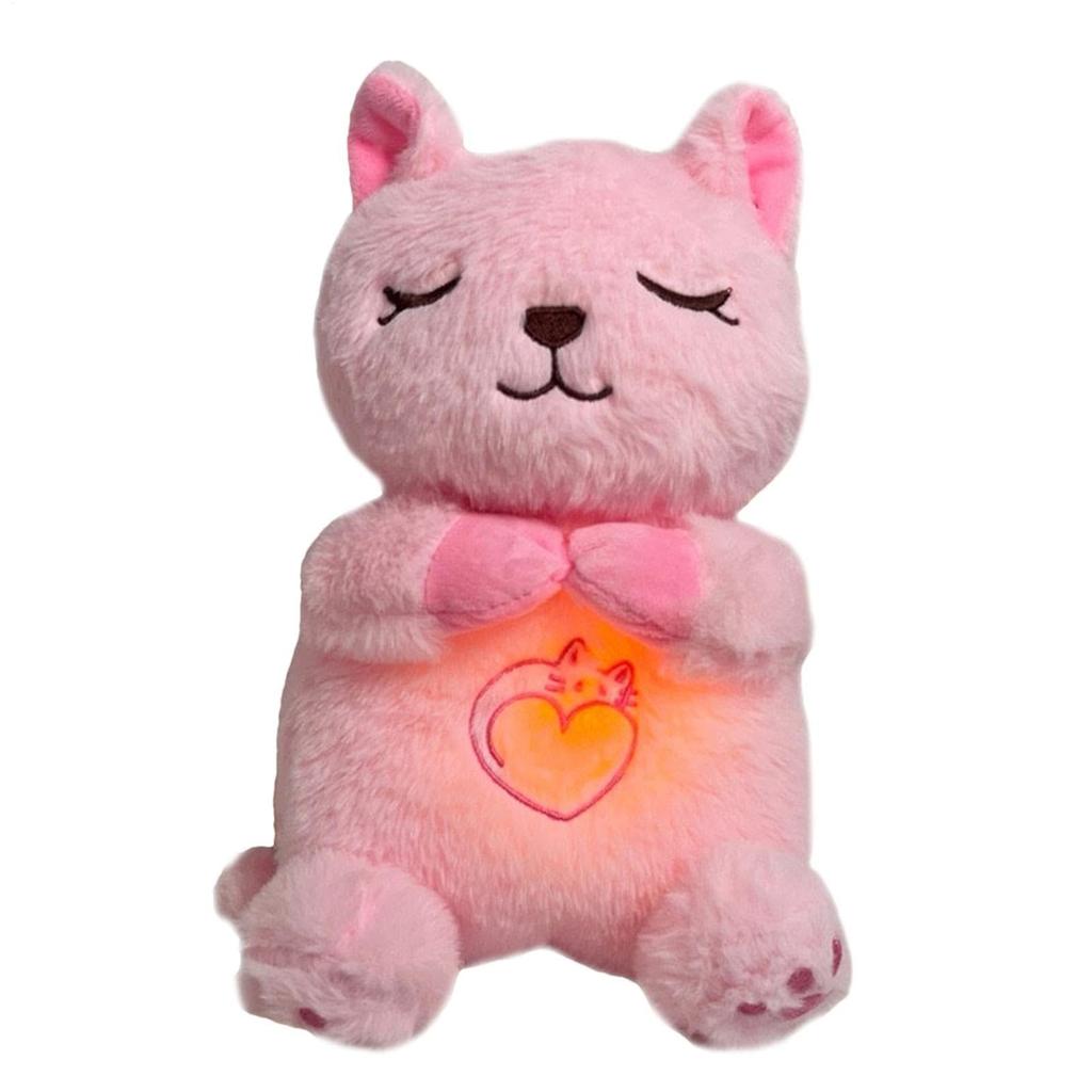 Sleeping Animal Cuddly Toy With Breathing Movement And Music Plush Slumber Animal Toy Sleeping Animal Music Box Made Of Plush For Newborn Baby Toys