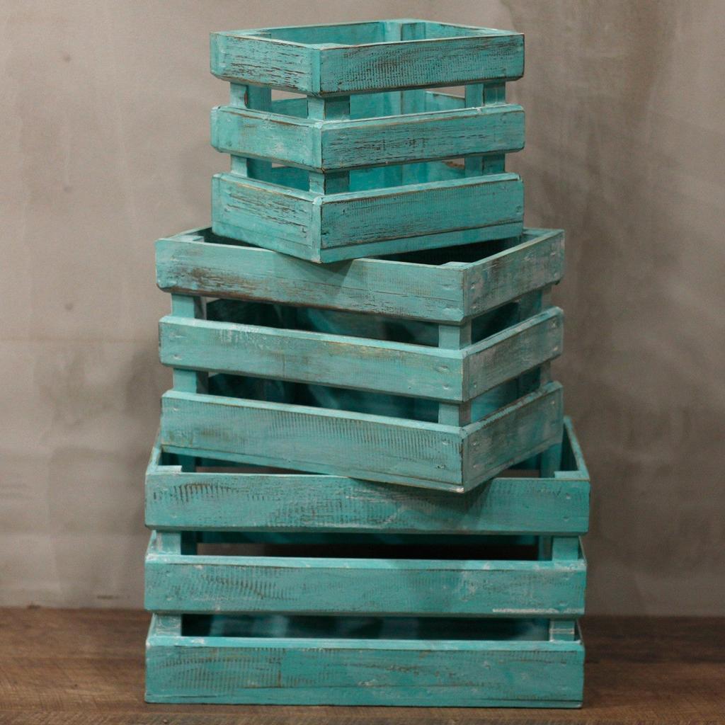 Fruit Boxes Set of 3 - Greenwash