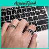 Unique 925 Sterling Silver Checkerboard Broken Ring For Women Adjustable Fashionable Design