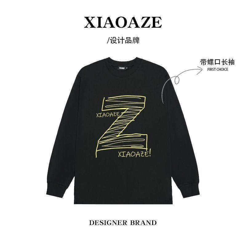 Cotton Long Sleeve T Shirt Men Women Oversize Couple Casual Tee Fall