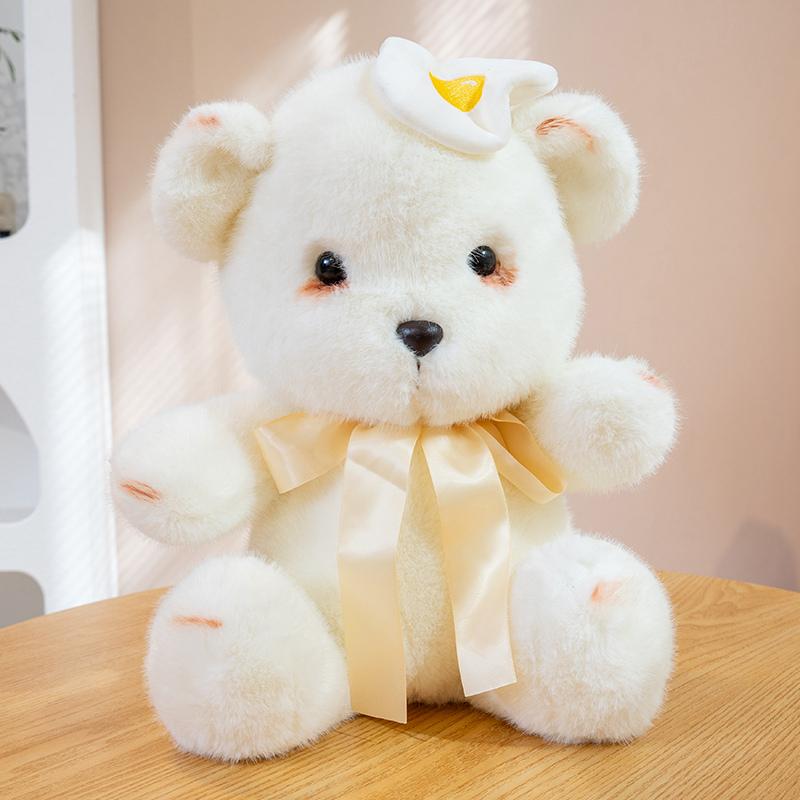 Cuddly Smoky Makeup Rabbit Bear Plush Toys Stuffed Cartoon Doll Warm Lovely Kids Appease Doll Party Decor Funny Gift