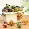 Beißfinger Dinosaurier Spielzeug Spielen und Aufstecken Figur Neuheit Puppe Tier Handpuppe Dino Partyartikel Ostereier Füller