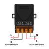 RF 433Mhz Wireless Remote Control Switch DC 12V 24V 48V 72V 30A High Current Relay Receiver for Pumps Lights Lamps