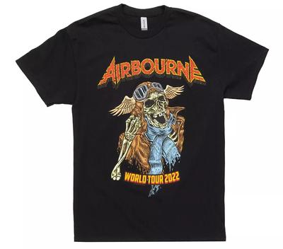 Airbourne Heavy Metal World Tour 1 SIDED  Size S-5XL Unisex T-Shirt