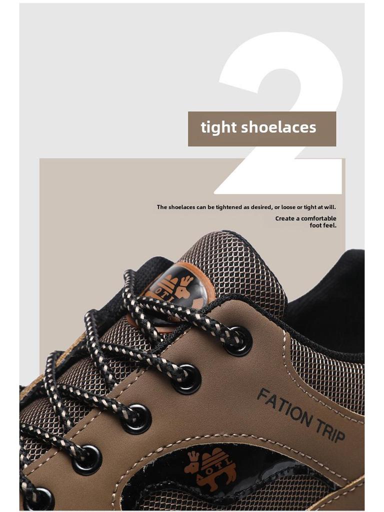 Men's Spring Outdoor Hiking & Casual Sports Shoes - Comfortable & Versatile