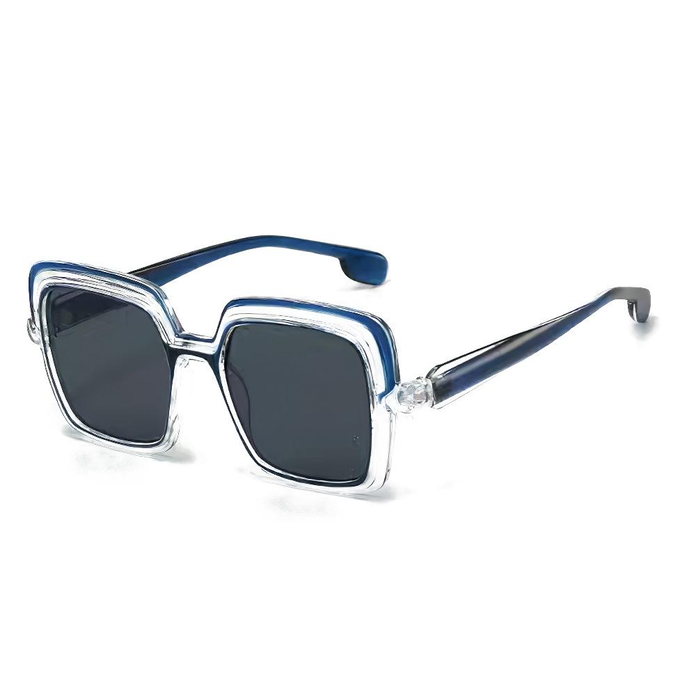 Double Frame Transparent Frame Sunglasses For Women Personalized Accessories Light Luxury Avant-Garde Design Sunglasses Women