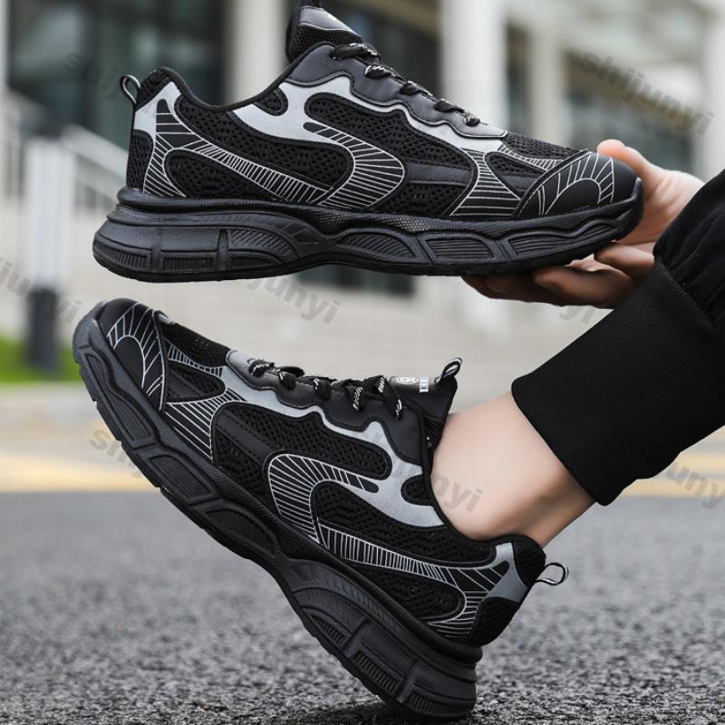Mens Casual Sneakers Luxury Running Shoes Breathable Skateboard Shoes Chunky Comfortable Casual Sneakers Men Tenis Masculino
