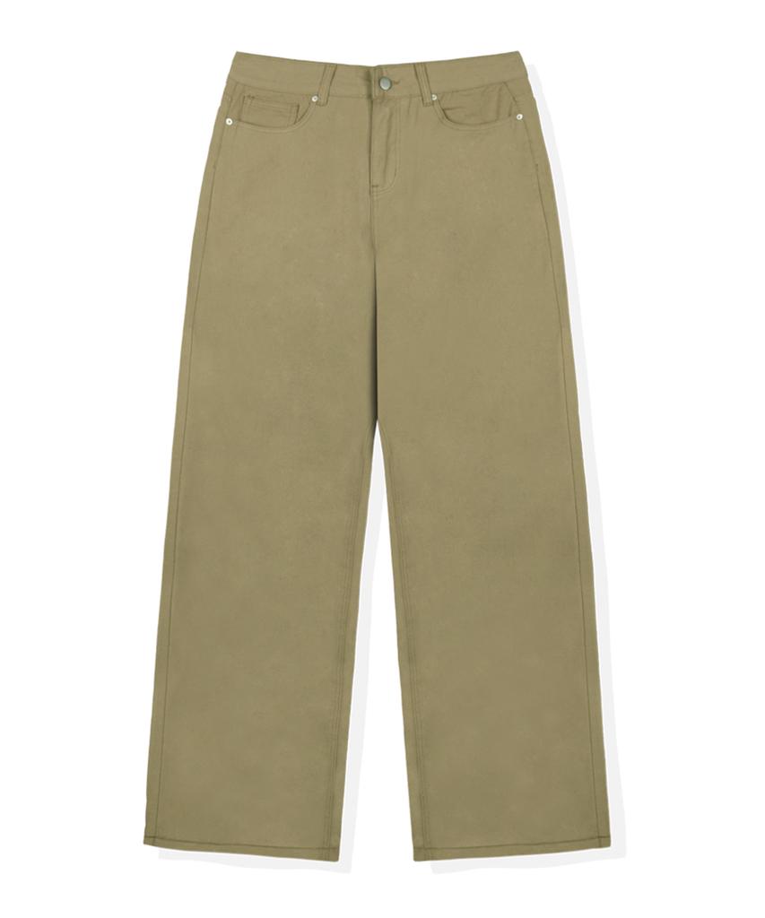 U Life G Basic Washed Cotton Wide Pants 6 Colors [Ulzp_0002] (B Type)