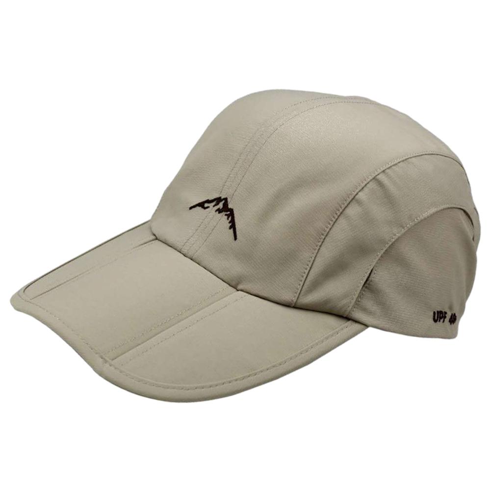 

Повседневная бейсболка Защита от солнца Удобная кепка с козырьком Быстросохнущая Складная кепка с козырьком для Активностей Походы Кемпинг Пикник хаки