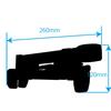 Kikutani GS-100 Compact Aluminum Guitar Stand, Black