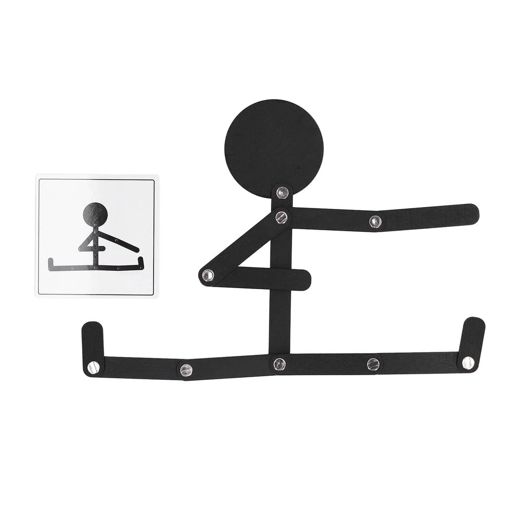 Stick Figure Puzzle Toy, Develops Coordination and Observation Skills, Burr-Free Wooden Stick Figure Toy, for Kids Ages 3 and Up