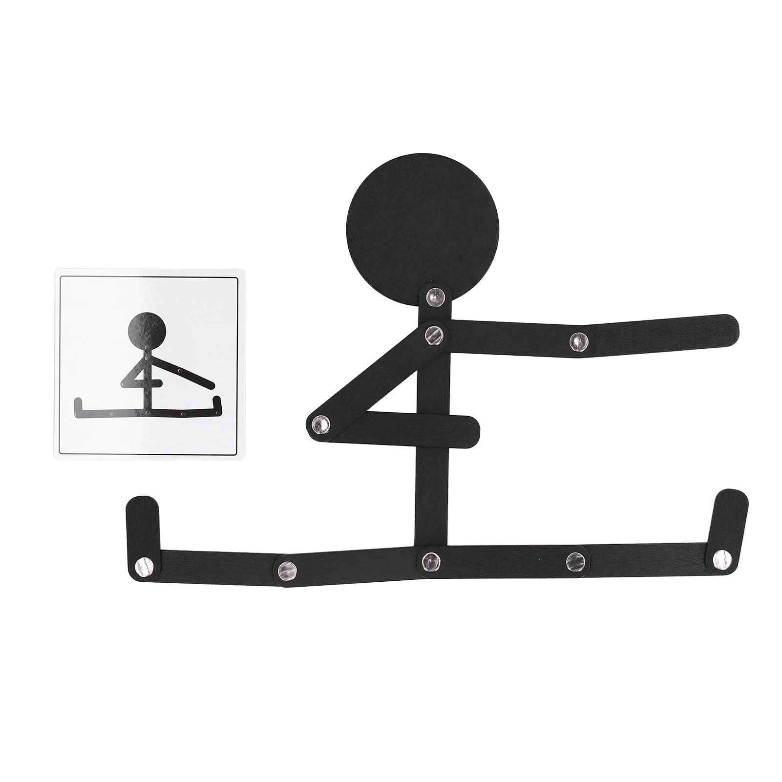 

Игрушка-головоломка «Человек-палочка», развивает координацию и навыки наблюдения, деревянная игрушка «Человек-палочка» без заусенцев, для детей от 3 лет и старше