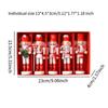5x Wooden Nutcracker Figures Crafts Tabletop Christmas Hanging Decorations