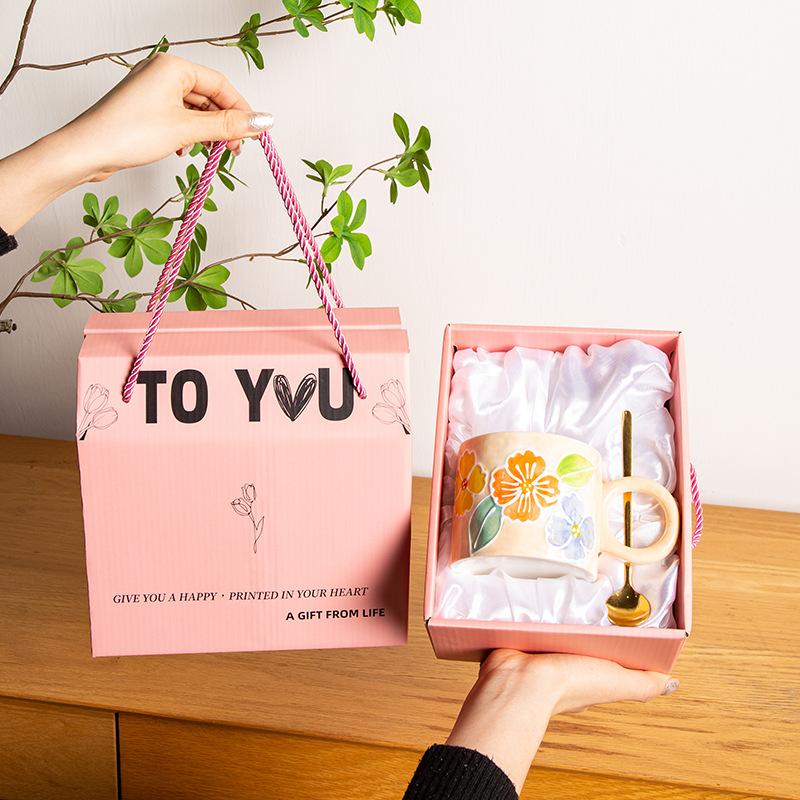 Graduation Gifts To Teachers and Girls Gift Cups Ceramics High Value Practical Gifts Water Cups Souvenirs Tea Cups