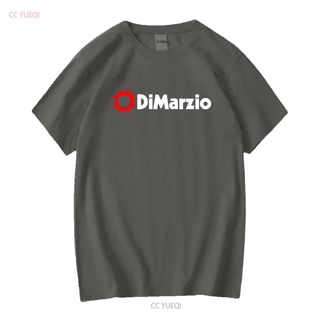 New T Shirt DiMarzio Guitars Company Logo Black Grey White Navy S 3XL vintage Washed homme Versatile Slightly Casual Breathable