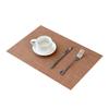 Washable Water Cup Mat Solid Color Western Food Mats New Woven Table Mats  Kitchen