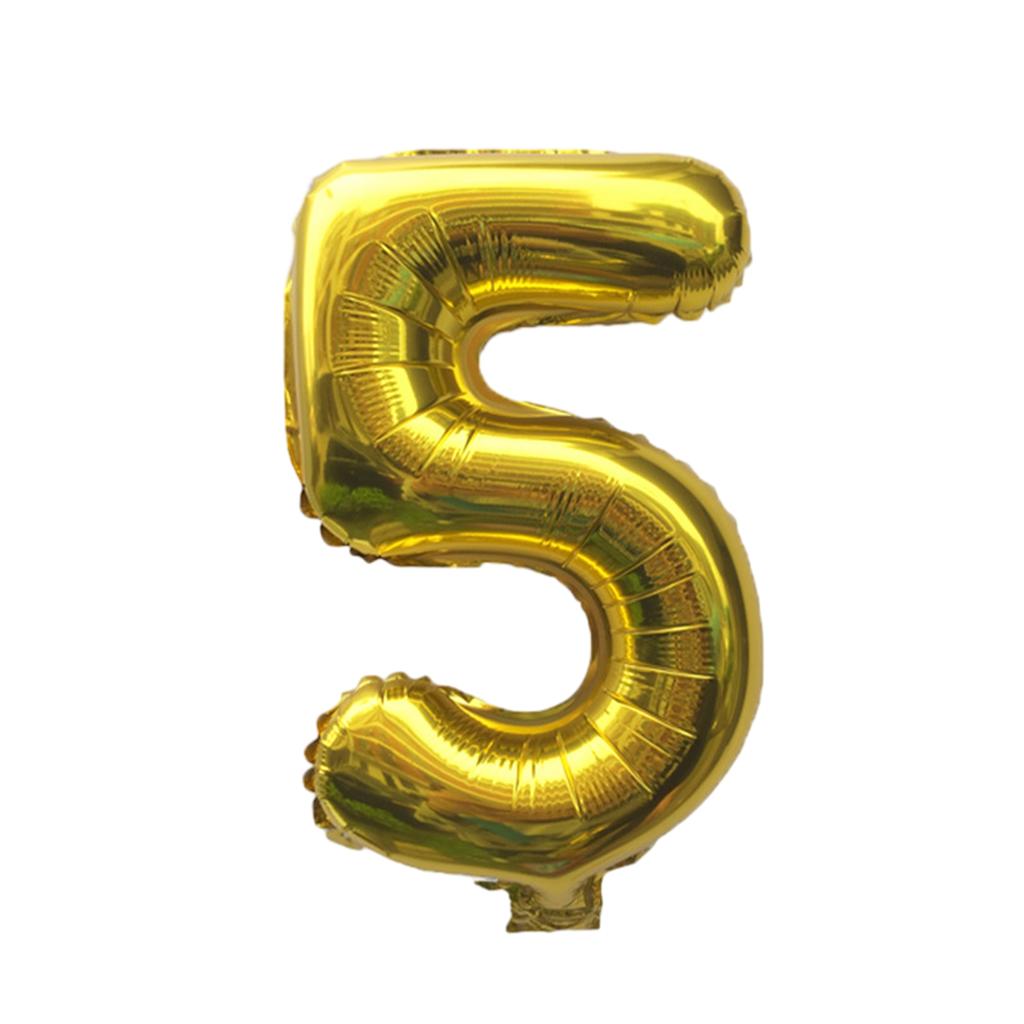 1 stücke Set 16 Zoll Gold Aluminium Folie Mylar Ballon Für Geburtstag Party Helle Luftballons Folie Party Ballon Folie Ballon