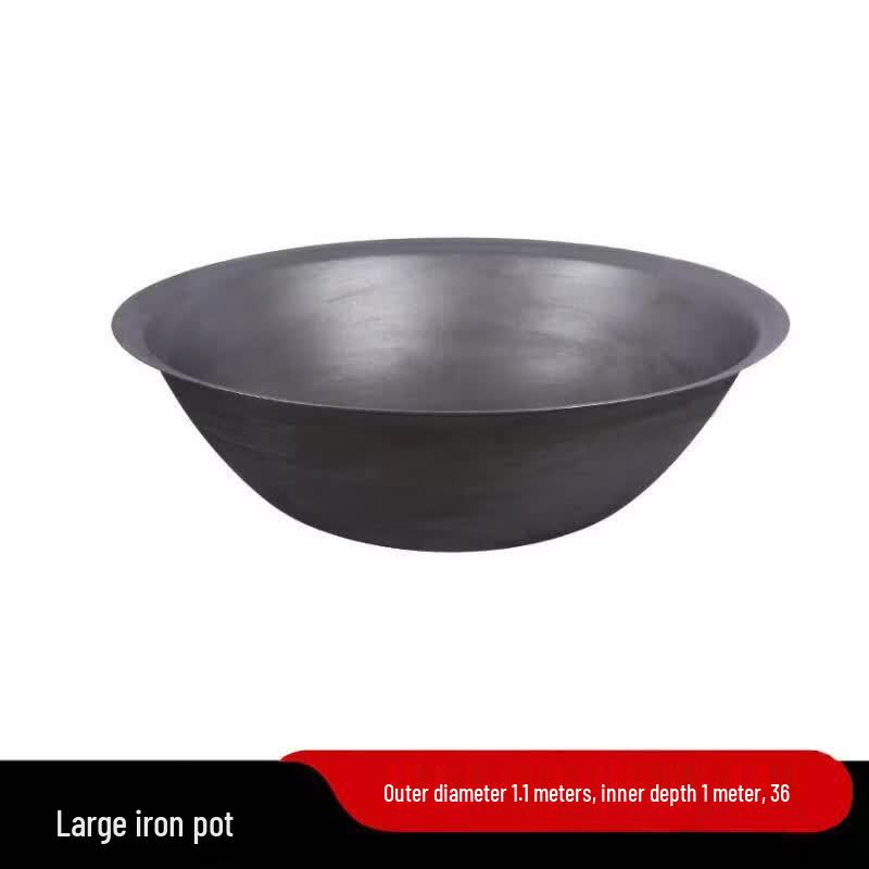 ZLIII Traditional Large Uncoated Cast Iron Pot